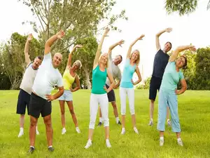 Daily Exercise includes stretching your body