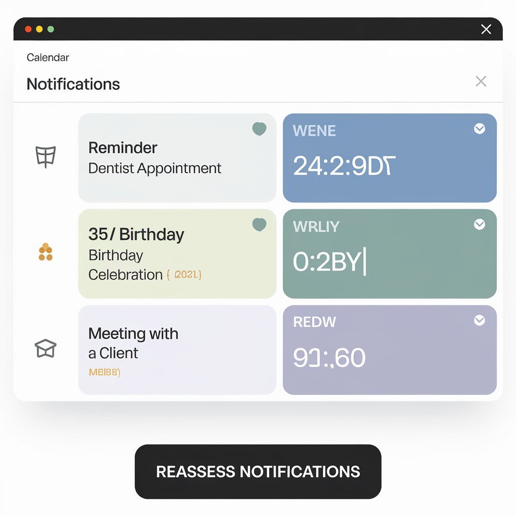 Reassess Notifications